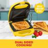 imageNostalgia Oscar Mayer Sandwich Maker with Beverage Cooler Bag 5Inch Nonstick Cooking Surface with Indicator Lights and Lock Feature Lunch and Beverage Tote Included YellowSandwich Maker Oscar Mayer