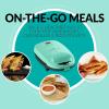 imageNostalgia Oscar Mayer Sandwich Maker with Beverage Cooler Bag 5Inch Nonstick Cooking Surface with Indicator Lights and Lock Feature Lunch and Beverage Tote Included YellowSandwich Maker Green