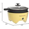 imageNostalgia Oscar Mayer Sandwich Maker with Beverage Cooler Bag 5Inch Nonstick Cooking Surface with Indicator Lights and Lock Feature Lunch and Beverage Tote Included YellowSkillet Yellow