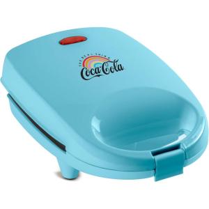 imageNostalgia Oscar Mayer Sandwich Maker with Beverage Cooler Bag 5Inch Nonstick Cooking Surface with Indicator Lights and Lock Feature Lunch and Beverage Tote Included YellowSandwich Maker Coke