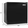 imageIgloo 16 CuFt Compact Refrigerator  Adjustable Thermostat Glass Shelves Includes Scraper Ice Cube Freezer Drip Tray  BlackBlack