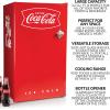 imageIgloo 16 CuFt Compact Refrigerator  Adjustable Thermostat Glass Shelves Includes Scraper Ice Cube Freezer Drip Tray  BlackCoke Red