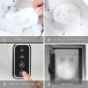 imageIgloo 44 lb Dual Purpose Ice Cube Maker ampamp Dispensing Shaver 12 Cubes Every 715 Minutes 44 Lbs Daily LED Touch Control Panel with Indicator Lights Includes Ice Basket ampamp Scoop Stainless SteelStainless Steel