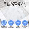 imageIgloo 44 lb Dual Purpose Ice Cube Maker ampamp Dispensing Shaver 12 Cubes Every 715 Minutes 44 Lbs Daily LED Touch Control Panel with Indicator Lights Includes Ice Basket ampamp Scoop Stainless SteelStainless Steel