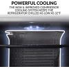 imageIgloo IBC35SS3A New And Improved 135Can Capacity Stainless Steel LEDLighted DoublePane Glass Door Beverage Center Refrigerator and Cooler for Soda Beer Wine and Water 35 Cu Ft35 CuFt