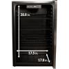 imageIgloo IBC35SS3A New And Improved 135Can Capacity Stainless Steel LEDLighted DoublePane Glass Door Beverage Center Refrigerator and Cooler for Soda Beer Wine and Water 35 Cu Ft41 CuFt