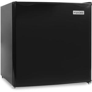 imageIgloo 16 CuFt Compact Refrigerator  Adjustable Thermostat Glass Shelves Includes Scraper Ice Cube Freezer Drip Tray  BlackBlack