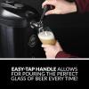imageHomecraft Black Stainless Steel EasyDispensing Tap Beer Cooling System Kegerator Includes Reusable Growler CO2 Cartridges Removable Drip Tray ampamp Cleaning Kit Fresh for 30 DaysMini Kegerator