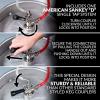 imageHomecraft Black Stainless Steel EasyDispensing Tap Beer Cooling System Kegerator Includes Reusable Growler CO2 Cartridges Removable Drip Tray ampamp Cleaning Kit Fresh for 30 DaysKegerator