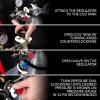 imageHomecraft Black Stainless Steel EasyDispensing Tap Beer Cooling System Kegerator Includes Reusable Growler CO2 Cartridges Removable Drip Tray ampamp Cleaning Kit Fresh for 30 DaysKegerator