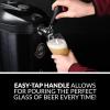 imageHomecraft Black Stainless Steel EasyDispensing Tap Beer Cooling System Kegerator Includes Reusable Growler CO2 Cartridges Removable Drip Tray ampamp Cleaning Kit Fresh for 30 DaysOriginal Mini Kegerator