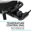imageNostalgia 12Cup Electric Fondue Pot Set for Cheese ampamp Chocolate8 ColorCoded Forks Temperature ControlStainless Steel Kitchen Gadgets and Appliances for Hors dOeuvres and MoreBlack12 Cup Black