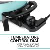 imageNostalgia 12Cup Electric Fondue Pot Set for Cheese ampamp Chocolate8 ColorCoded Forks Temperature ControlStainless Steel Kitchen Gadgets and Appliances for Hors dOeuvres and MoreBlack12 Cup Aqua