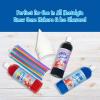 imageNostalgia Premium Snow Cone Syrup Party Kit 20 Snow Cones 20 SpoonsStraws Blue Raspberry Cherry Cotton CandyTropical Punch  Grape  Blue Raspberry