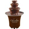 imageNostalgia 3 Tier Electric Chocolate Fondue Fountain Machine for Parties  Melts Cheese Queso Candy and Liqueur  Dip Strawberries Apple Wedges Vegetables and More  8Ounce  Brown