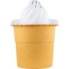 imageNostalgia Electric Ice Cream Maker  Old Fashioned Soft Serve Ice Cream Machine Makes Frozen Yogurt or Gelato in Minutes  Fun Kitchen Appliance  Brown  4 QuartSwirl Vanilla