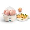 imageNostalgia My Keto Electric Large HardBoiled Egg Cooker 7 Capacity Poached Scrambled Omelets Whites Sandwiches for Keto ampamp LowCarb Diets GarlicGarlic