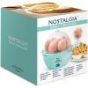 imageNostalgia MyMini 7 Egg Cooker makes 7 soft medium or hard boiled eggs egg bowls includes egg white separator Teal