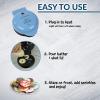 imageNostalgia MyMini Donut Maker 3 Mini Treats Kid Friendly Bakery for Desserts Snacks Breakfast Ice and Frost Your Own Compact and Lightweight BlueBlue Orbital Donut