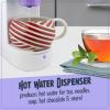 imageNostalgia MyMini Single Coffee Maker Brews KCup ampamp Other Pods Serves up to 14 Ounces Tea Chocolate Hot Cider Lattes Reusable Filter Basket Included LavenderLavender