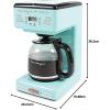 imageNostalgia MyMini Single Coffee Maker Brews KCup ampamp Other Pods Serves up to 14 Ounces Tea Chocolate Hot Cider Lattes Reusable Filter Basket Included LavenderAqua 12 oz