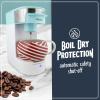 imageNostalgia MyMini Single Coffee Maker Brews KCup ampamp Other Pods Serves up to 14 Ounces Tea Chocolate Hot Cider Lattes Reusable Filter Basket Included LavenderAqua