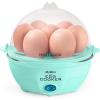 imageNostalgia MyMini 7 Egg Cooker makes 7 soft medium or hard boiled eggs egg bowls includes egg white separator Teal