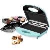 imageNostalgia MyMini Donut Maker 3 Mini Treats Kid Friendly Bakery for Desserts Snacks Breakfast Ice and Frost Your Own Compact and Lightweight BlueDesert Maker
