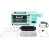 imageNostalgia 3in1 Retro Breakfast Station  Includes 5 Cup Coffee Maker NonStick Ceramic Griddle and 4Slice Toaster Oven  BuiltIn Timer Reusable Coffee Filter SpaceSaving Design  PinkAqua