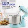 imageNostalgia Classic Retro Professional 35 Qt Stand Mixer with Tilt Head and Stainless Steel Bowl SixSpeed Includes Dough Hooks and Beaters Aqua