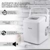 imageIgloo SelfCleaning Countertop Ice Maker  Compact and Portable  Creates 26 lbs Per Day 8 Pieces Ready Every 78 Minutes  Includes Ice Scoop and Basket  AquaWhite