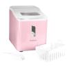 imageIgloo SelfCleaning Countertop Ice Maker  Compact and Portable  Creates 26 lbs Per Day 8 Pieces Ready Every 78 Minutes  Includes Ice Scoop and Basket  AquaPink