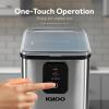 imageIgloo SelfCleaning Countertop Ice Maker  Compact and Portable  Creates 26 lbs Per Day 8 Pieces Ready Every 78 Minutes  Includes Ice Scoop and Basket  AquaStainless Steel