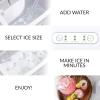 imageIgloo SelfCleaning Countertop Ice Maker  Compact and Portable  Creates 26 lbs Per Day 8 Pieces Ready Every 78 Minutes  Includes Ice Scoop and Basket  AquaWhite