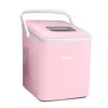 imageIgloo SelfCleaning Countertop Ice Maker  Compact and Portable  Creates 26 lbs Per Day 8 Pieces Ready Every 78 Minutes  Includes Ice Scoop and Basket  AquaPink