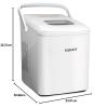 imageIgloo SelfCleaning Countertop Ice Maker  Compact and Portable  Creates 26 lbs Per Day 8 Pieces Ready Every 78 Minutes  Includes Ice Scoop and Basket  AquaWhite