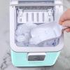 imageIgloo SelfCleaning Countertop Ice Maker  Compact and Portable  Creates 26 lbs Per Day 8 Pieces Ready Every 78 Minutes  Includes Ice Scoop and Basket  AquaAqua