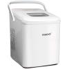 imageIgloo SelfCleaning Countertop Ice Maker  Compact and Portable  Creates 26 lbs Per Day 8 Pieces Ready Every 78 Minutes  Includes Ice Scoop and Basket  AquaWhite