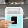 imageIgloo SelfCleaning Countertop Ice Maker  Compact and Portable  Creates 26 lbs Per Day 8 Pieces Ready Every 78 Minutes  Includes Ice Scoop and Basket  AquaAqua