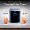 imageIgloo SelfCleaning Countertop Ice Maker  Compact and Portable  Creates 26 lbs Per Day 8 Pieces Ready Every 78 Minutes  Includes Ice Scoop and Basket  AquaBlack