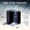 imageIgloo SelfCleaning Countertop Ice Maker  Compact and Portable  Creates 26 lbs Per Day 8 Pieces Ready Every 78 Minutes  Includes Ice Scoop and Basket  AquaBlack