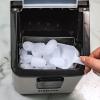 imageIgloo SelfCleaning Countertop Ice Maker  Compact and Portable  Creates 26 lbs Per Day 8 Pieces Ready Every 78 Minutes  Includes Ice Scoop and Basket  AquaStainless Steel