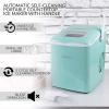 imageIgloo SelfCleaning Countertop Ice Maker  Compact and Portable  Creates 26 lbs Per Day 8 Pieces Ready Every 78 Minutes  Includes Ice Scoop and Basket  AquaAqua Original