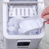 imageIgloo SelfCleaning Countertop Ice Maker  Compact and Portable  Creates 26 lbs Per Day 8 Pieces Ready Every 78 Minutes  Includes Ice Scoop and Basket  AquaWhite