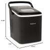 imageIgloo SelfCleaning Countertop Ice Maker  Compact and Portable  Creates 26 lbs Per Day 8 Pieces Ready Every 78 Minutes  Includes Ice Scoop and Basket  AquaBlack
