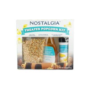 imageNostalgia Premium 4Ounce Popcorn AllInOne Bag  Includes Kernels Butter Flavored Coconut Oil and Seasoning Salt  Pack of 2416 Oz