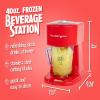 imageNostalgia Retro 40Ounce Frozen Beverage Station  Slushie Machine and Ice Shaver with Automatic Mixing for Soda Cocktails and Margaritas  Easy ampamp Safe Use  AquaRed