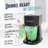 imageNostalgia Retro 40Ounce Frozen Beverage Station  Slushie Machine and Ice Shaver with Automatic Mixing for Soda Cocktails and Margaritas  Easy ampamp Safe Use  AquaBlack