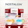 imageNostalgia Retro Snow Cone Maker  Countertop 5qt Shaved Ice Machine  Stainless Steel Blades  Includes 2 Reusable Cups Ice Scoop ampamp Sid Shelf  PinkMetallic Red