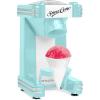 imageNostalgia Retro Snow Cone Maker  Countertop 5qt Shaved Ice Machine  Stainless Steel Blades  Includes 2 Reusable Cups Ice Scoop ampamp Sid Shelf  PinkRetro Aqua